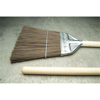 Railroad Broom, Wood Handle, Polypropylene Bristles, 55" L Distribution Élite MP