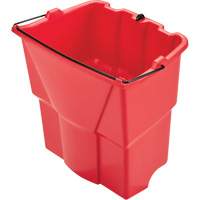 Seau optionnel Wavebrake pour eau sale, Capacit&eacute; de 4.5 gal. US (18 pintes), Rouge Distribution Élite MP