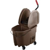 WaveBrake&reg; Mop Bucket & Wringer Combo Pack, Down Press, 8.75 US Gal.(35 Quart), Brown Distribution Élite MP