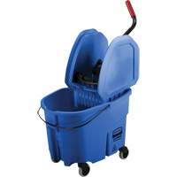 WaveBrake&reg; Mop Bucket & Wringer Combo Pack, Down Press, 8.75 US Gal.(35 Quart), Blue Distribution Élite MP