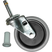Replacement Stem Caster for Rubbermaid Cart Distribution Élite MP