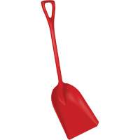 Pelle en un seul morceau pour la transformation des aliments, Lame 14" x 17", Longueur de 42-1/2", Plastique, Rouge Distribution Élite MP