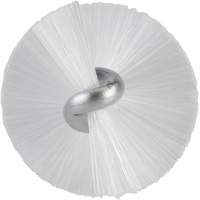 Brosse, Soies Moyen, Longueur de 20", Blanc Distribution Élite MP