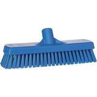 Brosse &agrave; r&eacute;curer pour planchers et murs, Crins Ferme, 12", Polyester, Bleu Distribution Élite MP