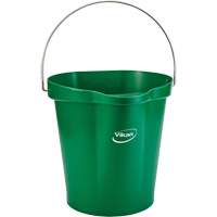 Food Hygiene Bucket, Green, 3 US gal. Distribution Élite MP