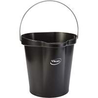 Food Hygiene Bucket, Black, 3 US gal. Distribution Élite MP