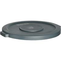 Waste Container Lid, Flat Lid, Plastic, Fits Container Size: 24" Dia. Distribution Élite MP