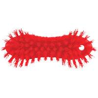 Brosse &agrave; main ColorCore, Soies Ferme, Longueur de 6", Rouge Distribution Élite MP