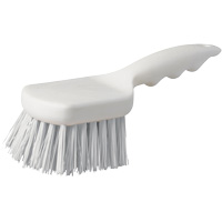 Brosse &agrave; chaudron &agrave; manche court, 9" l, Soies Polypropyl&egrave;ne, Blanc Distribution Élite MP
