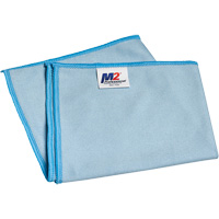 Chiffon de nettoyage pour vitres, Microfibre, Bleu Distribution Élite MP