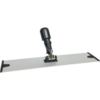 Support de vadrouille &agrave; &eacute;pousseter en microfibres &agrave; boucles et crochets, 18", Aluminium Distribution Élite MP