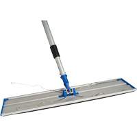 Support de vadrouille &agrave; &eacute;pousseter Static Attack avec manche t&eacute;lescopique, 24", Aluminium Distribution Élite MP