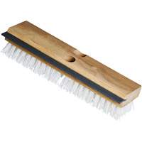 Brosse &agrave; r&eacute;curer utilitaire avec raclette, 11" l, Soies Polypropyl&egrave;ne, Blanc Distribution Élite MP