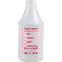 Round Spray Bottle with WHMIS Label, 24 oz. Distribution Élite MP