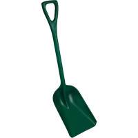 One-Piece Metal Detectable Shovel, 10" x 14" Blade, 37-1/2" Length, Plastic, Green Distribution Élite MP