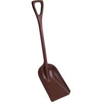One-Piece Metal Detectable Shovel, 10" x 14" Blade, 37-1/2" Length, Plastic, Red Distribution Élite MP
