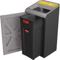 Conteneur pour d&eacute;chets de bidon Configure, Vrac/Bord de rue/De bureau, Acier, 15 gal. US Distribution Élite MP