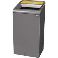 Conteneur pour d&eacute;chets de bidon Configure, Vrac/Bord de rue/De bureau, Acier, 23 gal. US Distribution Élite MP
