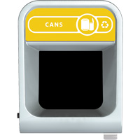 Conteneur pour d&eacute;chets de bidon Configure, Vrac/Bord de rue/De bureau, Acier, 23 gal. US Distribution Élite MP