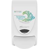 Distributeur de savon manuel Proline Wave, Pompe, Capacit&eacute; de 1000 ml, Format Cartouche de recharge Distribution Élite MP