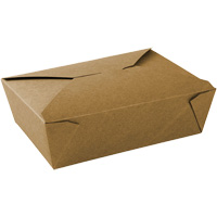 Kraft Take Out Food Containers, Corrugated, Rectangular Distribution Élite MP