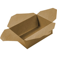Kraft Take Out Food Containers, Corrugated, Rectangular Distribution Élite MP