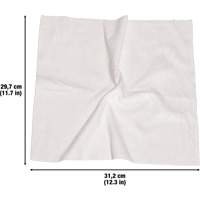 Chiffons lavables pour le nettoyage, Microfibre, Blanc Distribution Élite MP