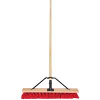 Balai-brosse &agrave; manche renforc&eacute;, 24", Moyen, Soies PVC Distribution Élite MP