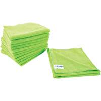Chiffon de d&eacute;poussi&eacute;rage et nettoyage, Microfibre, Vert Distribution Élite MP