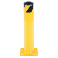 Safety Bollard, Steel, 24" H x 4.5" W, Yellow Distribution Élite MP
