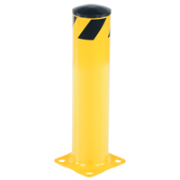 Safety Bollard, Steel, 24" H x 5-1/2" W, Yellow Distribution Élite MP