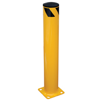 Safety Bollard, Steel, 36" H x 5.5" W, Yellow Distribution Élite MP