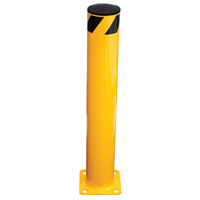 Safety Bollard, Steel, 36" H x 5.5" W, Yellow Distribution Élite MP