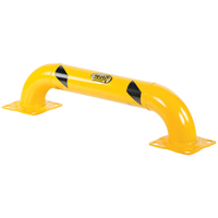 Garde-corps &agrave; profil bas pour rayonnages, 3' la x 0,75' h, Jaune Distribution Élite MP