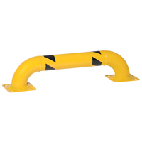 Garde-corps &agrave; profil bas pour rayonnages, 3' la x 0,75' h, Jaune Distribution Élite MP