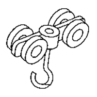 Rouleau double en acier pour rail de roulement de murs-rideaux Distribution Élite MP