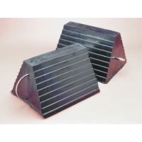 Wheel Chock, 9" x 8" x 6", Black Distribution Élite MP