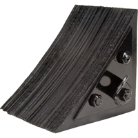 Wheel Chock, 8" x 8" x 8", Black Distribution Élite MP