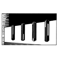 D&eacute;fenses de quai en caoutchouc refoul&eacute;, Caoutchouc, 4-1/2" la x 12" lo x 3-3/4" p Distribution Élite MP