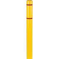 Polyethylene Bollard Covers, 4-1/2" Dia. x 52" L, Yellow Distribution Élite MP