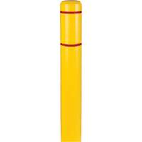 Polyethylene Bollard Covers, 6-5/8" Dia. x 52" L, Yellow Distribution Élite MP