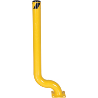 Borne d&eacute;sax&eacute;e, Acier, 54" h x 4-1/2" la, Jaune Distribution Élite MP