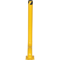 Borne d&eacute;sax&eacute;e, Acier, 54" h x 4-1/2" la, Jaune Distribution Élite MP