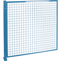 Perimeter Guards - Mesh Style, 4' H x 4' W, Blue Distribution Élite MP
