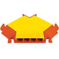 Protecteurs de c&acirc;bles &agrave; 4 canaux Linebacker pour usage g&eacute;n&eacute;ral, connecteur Y Distribution Élite MP