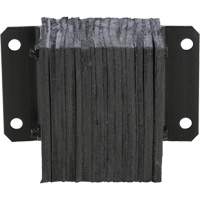 Butoir de quai lamell&eacute;, Horizontal, Caoutchouc, 12" la x 6" p x 10" h Distribution Élite MP