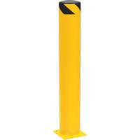 Bornes de s&eacute;curit&eacute; tubulaire, Acier, 42" h x 6-5/8" la, Jaune Distribution Élite MP