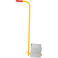 Cale de roues en aluminium avec poign&eacute;e, 7" la x 11-7/8" p x 7-11/16" h Distribution Élite MP