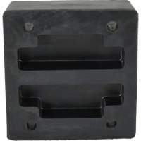 Butoir de quai moul&eacute;, Caoutchouc renforc&eacute;, 12" la x 4" p x 13" h Distribution Élite MP