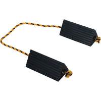 Cale de roue d'avion de transporteur a&eacute;rien, 5" x 10" x 4-1/2", Noir Distribution Élite MP